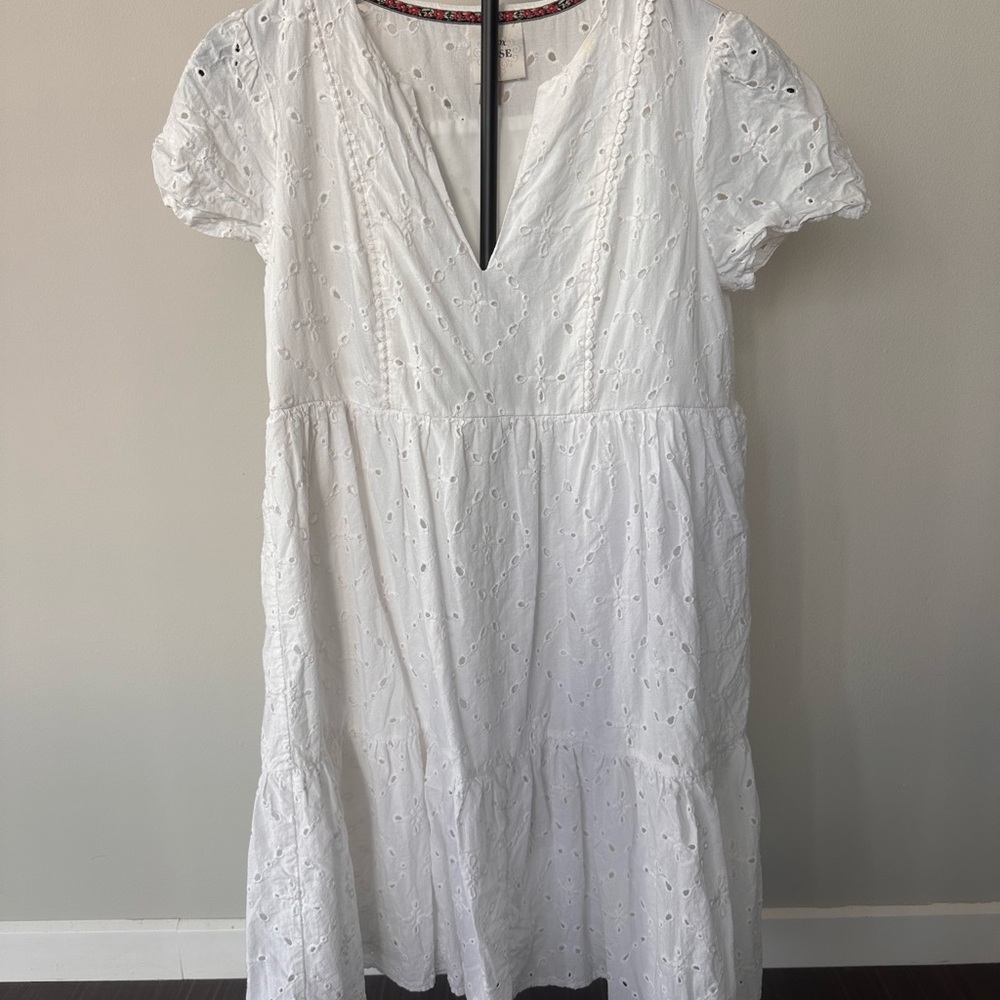 Knox Rose White Eyelet Mini Dress